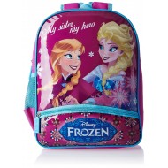 Disney Frozen My Sister My Hero Print Violet School Bag 18 inch